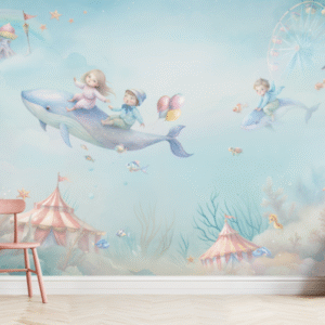 Sky to Sea Parade Wall Mural