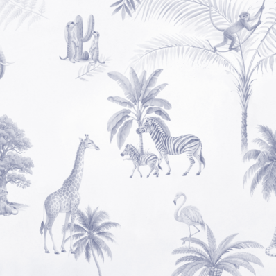 Safari Friends Gathering Wall Mural - Image 2