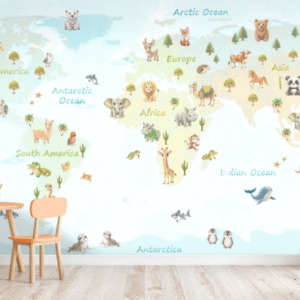 World Wonders Wall Mural