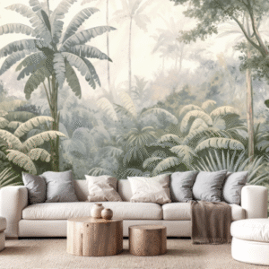 Misty Grove Wall Mural