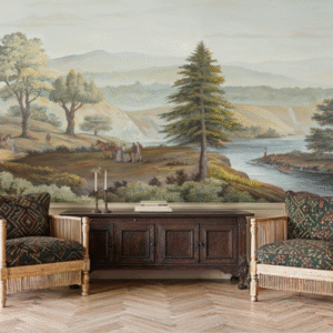 Riverbend Tales Wall Mural