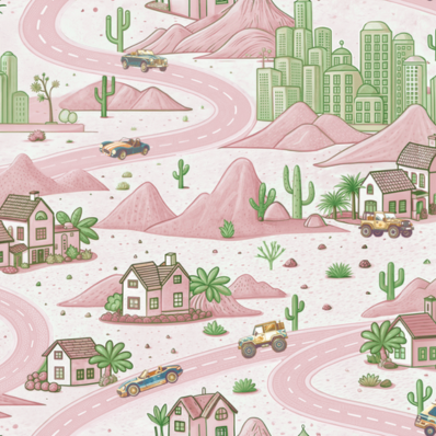 Sandy Road Journey Wallpaper - Image 3