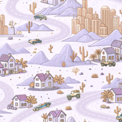 Sandy Road Journey Wallpaper - Image 4