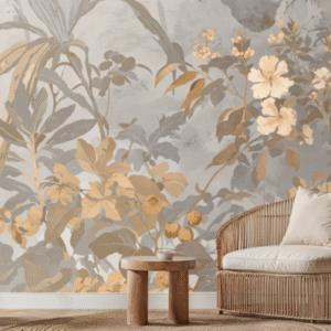 Ethereal Bloom Wall Mural