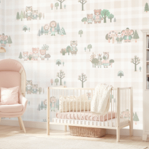 Woodland Pals Gathering Wallpaper