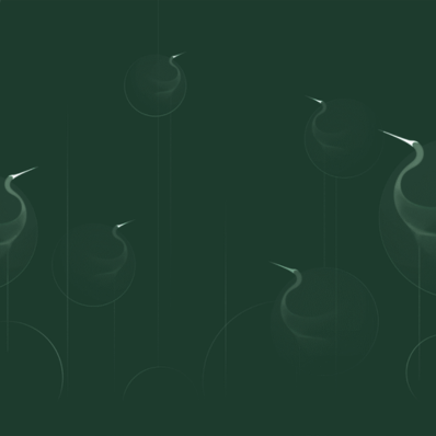 Silent Flight (Dark) Wall Mural