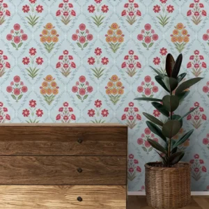 Phulwari Indian Design Wallpaper