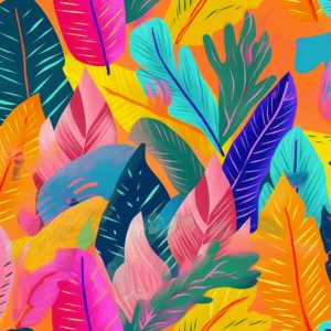 Colorful Collection Tropical Wallpaper