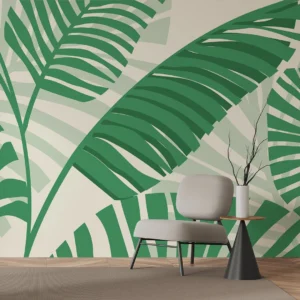 Green Tropiques Tropical Wallpaper