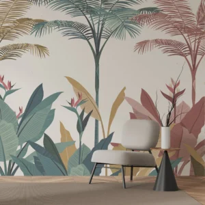 Soleil Tropical Wallpaper