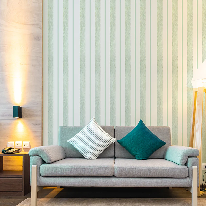 Green Stripes Abstract Wallpaper