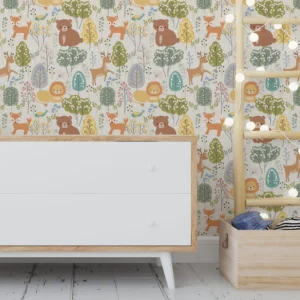 Stroll in the Forest Wallpaper