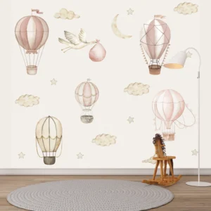 Vintage Balloons Wallpaper