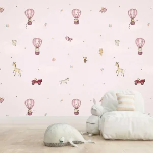 Balloons & Animals - Pink