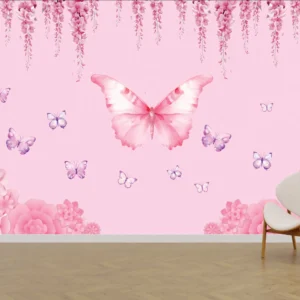 Pink Butterfly Wallpaper