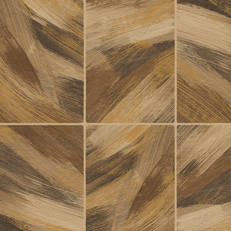 Modern Abstract Brushstroke Panel Wallpaper