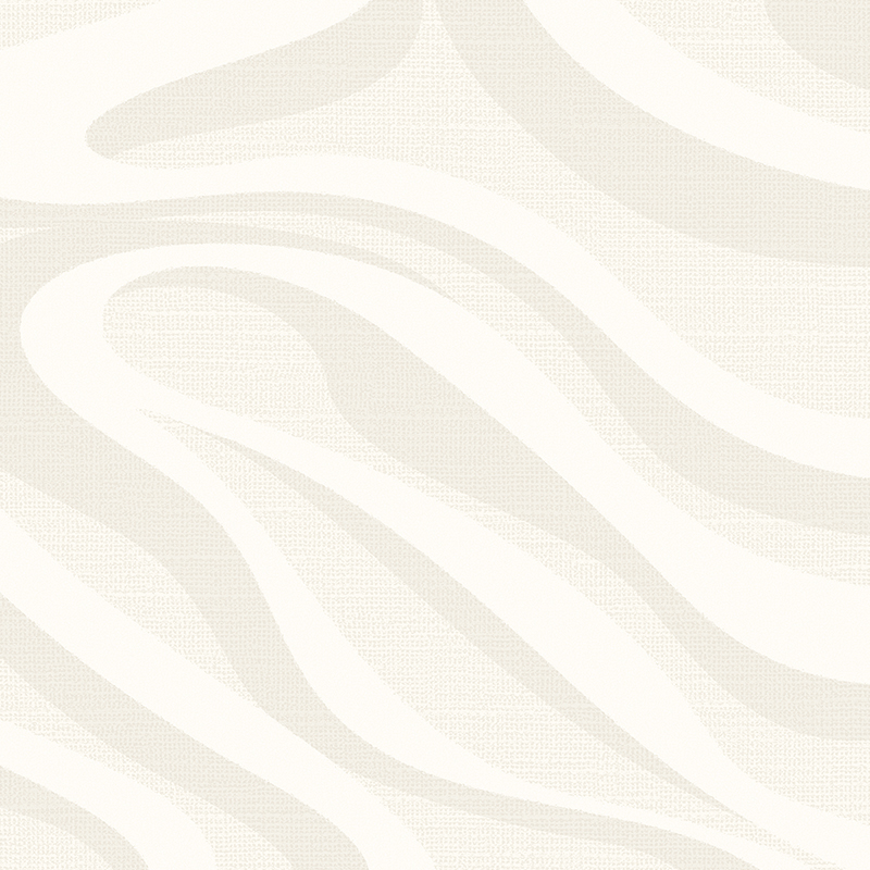 Modern Cream Fluid Wave Wallpaper