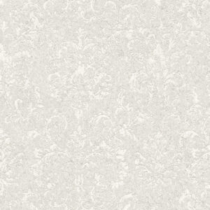 Faded Ivory Damask Texture Wallpaper