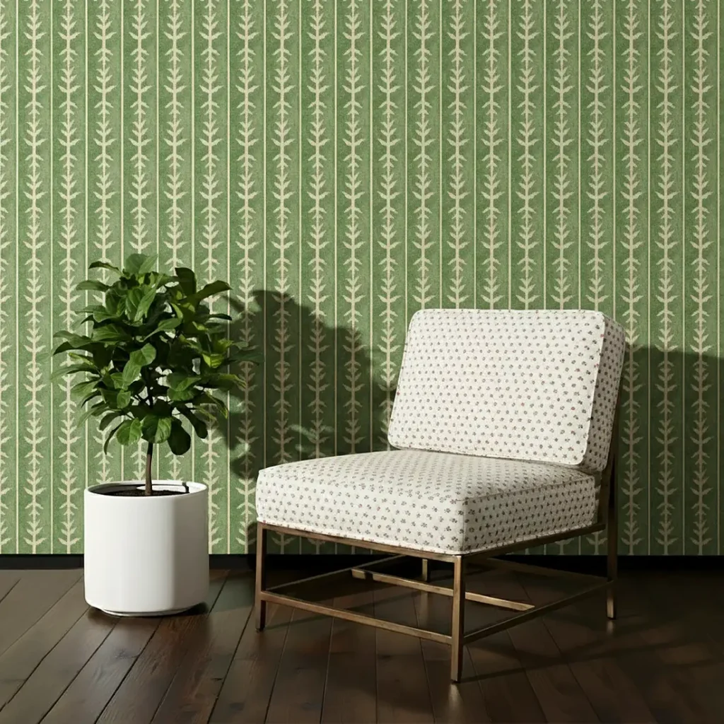 Vineyard Floral Design Wallpaper