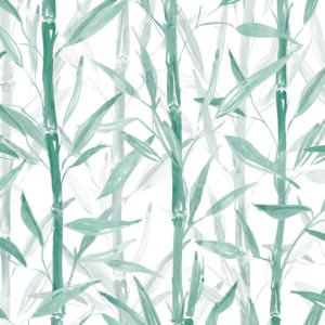 Soft Watercolor Bamboo Serenity Wallpaper