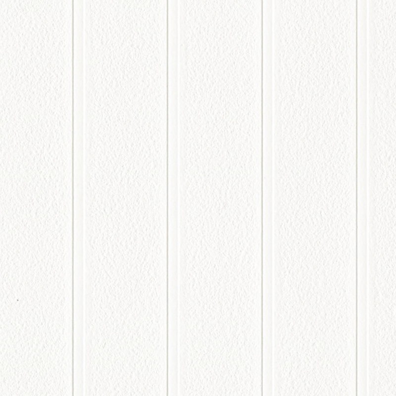 Classic White Beadboard Paneling Wallpaper