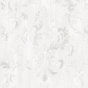 Elegant Embossed Damask Texture Wallpaper