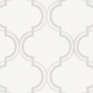 Classic Geometric Trellis Wallpaper