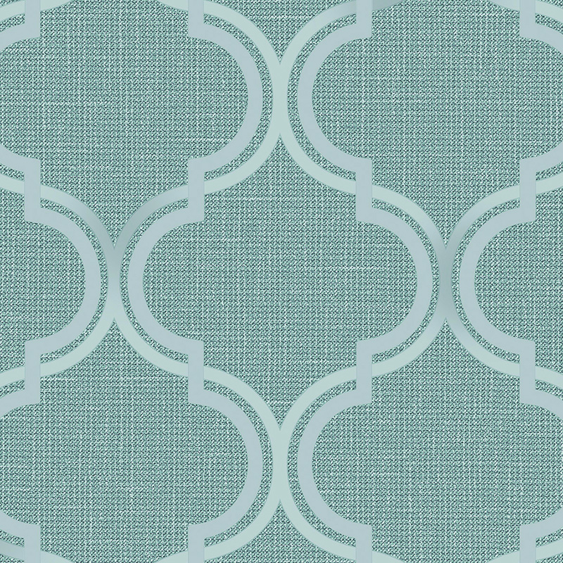 Classic Geometric Trellis Wallpaper